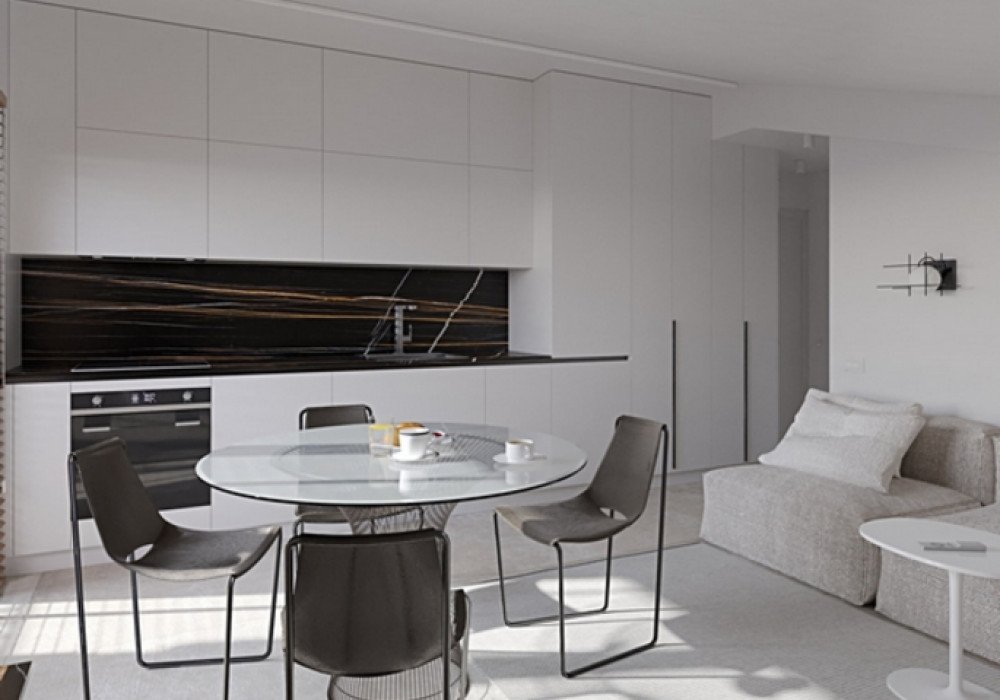 Boka Bay of Kotor, Kamenari district. New apartments in a club-type apartment building.
The distance to the sea is 300m.

The house has four floors, a