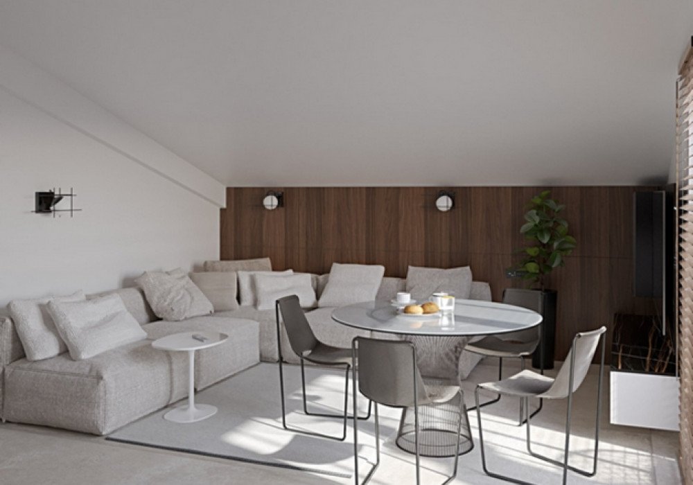 Boka Bay of Kotor, Kamenari district. New apartments in a club-type apartment building.
The distance to the sea is 300m.
The house has four floors, a