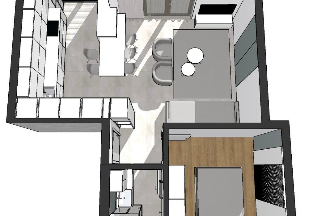 Boka Bay of Kotor, Kamenari district. New apartments in a club-type apartment building.
The distance to the sea is 300m.

The house has four floors, a