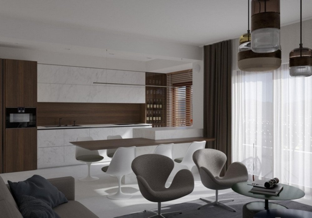 Boka Bay of Kotor, Kamenari district. New apartments in a club-type apartment building.
The distance to the sea is 300m.

The house has four floors, a