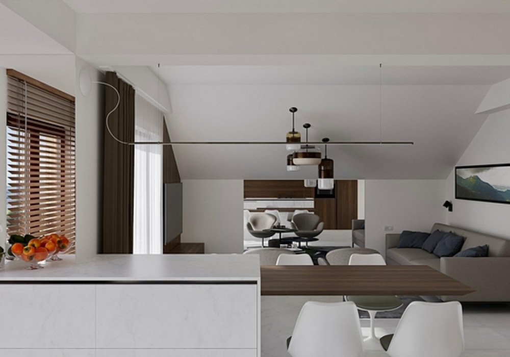 Boka Bay of Kotor, Kamenari district. New apartments in a club-type apartment building.
The distance to the sea is 300m.

The house has four floors, a