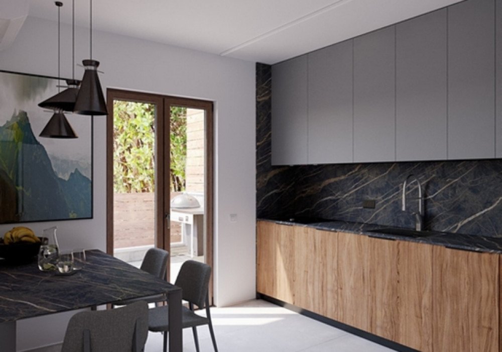 Boka Bay of Kotor, Kamenari district. New apartments in a club-type apartment building.
The distance to the sea is 300m.

The house has four floors, a