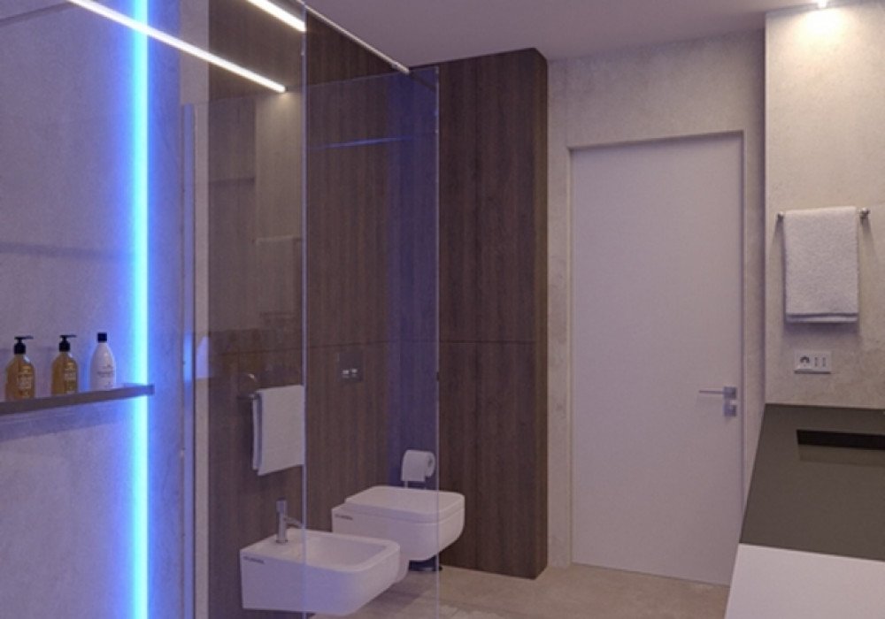 Boka Bay of Kotor, Kamenari district. New apartments in a club-type apartment building.
The distance to the sea is 300m.
The house has four floors, a