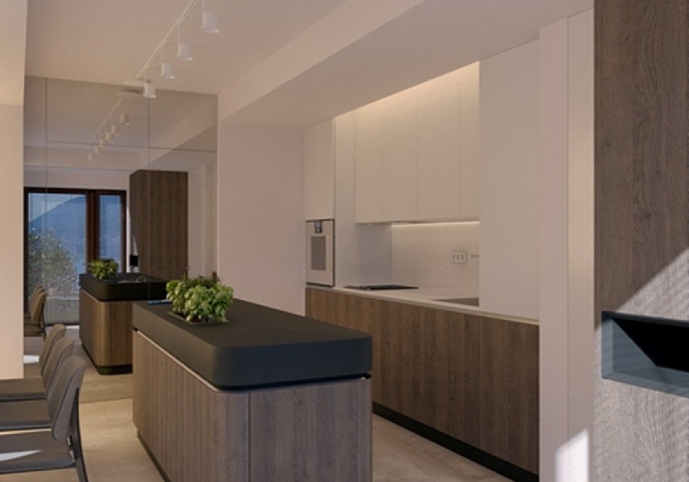 Boka Bay of Kotor, Kamenari district. New apartments in a club-type apartment building.
The distance to the sea is 300m.
The house has four floors, a