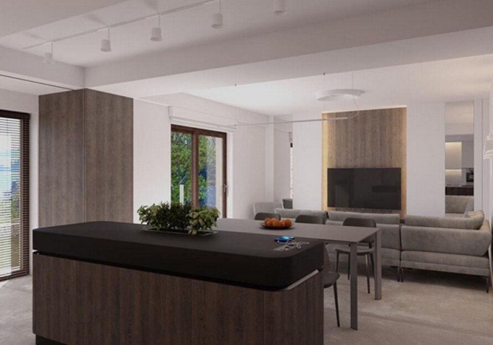 Boka Bay of Kotor, Kamenari district. New apartments in a club-type apartment building.
The distance to the sea is 300m.
The house has four floors, a