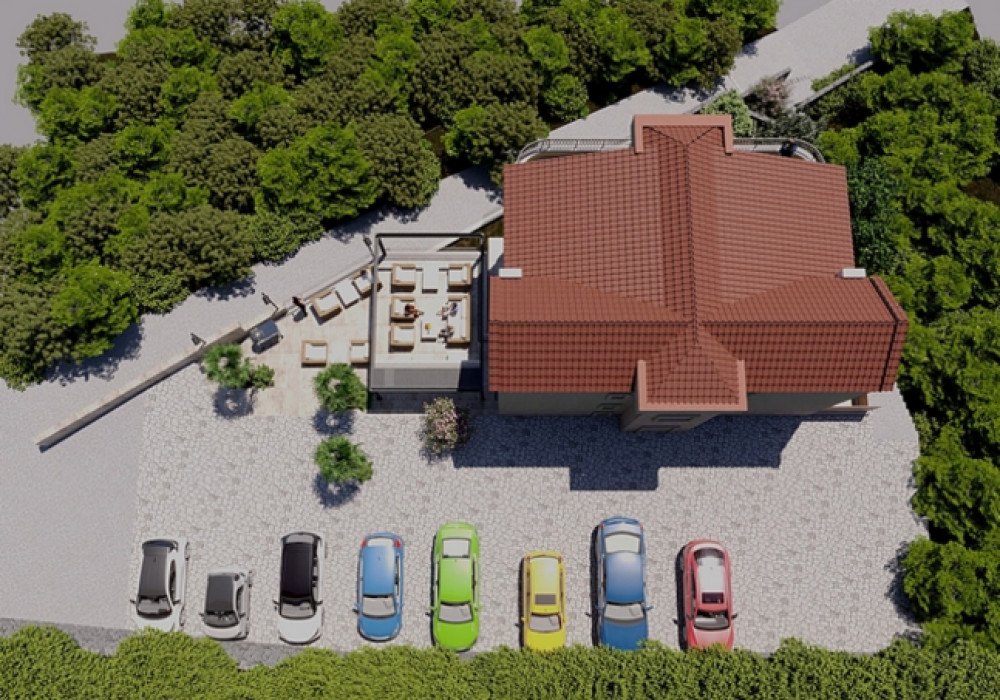Boka Bay of Kotor, Kamenari district. New apartments in a club-type apartment building.
The distance to the sea is 300m.
The house has four floors, a